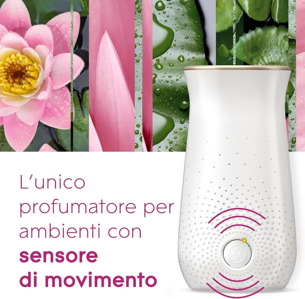 GLADE SENSE & SPRAY AUTOMATIC BASE + RICARICA 18 ML RELAXING ZEN