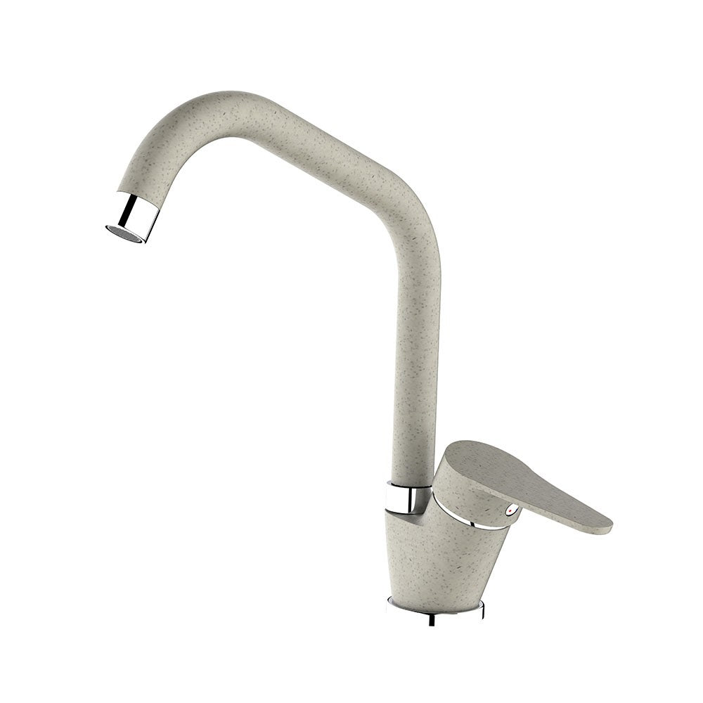 Miscelatore lavello bocca alta finitura pietra con risparmio acqua – Serie Allen