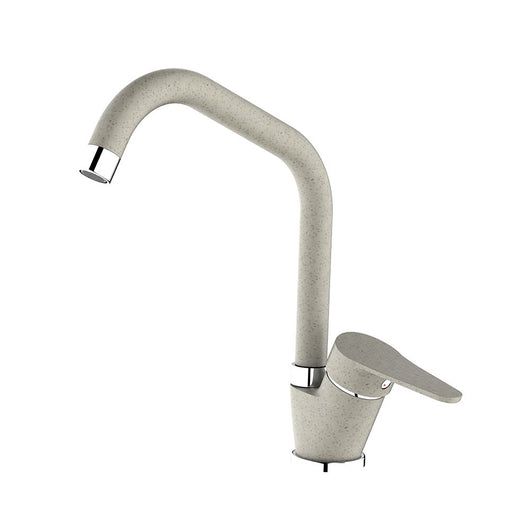 Miscelatore lavello bocca alta finitura pietra con risparmio acqua – Serie Allen