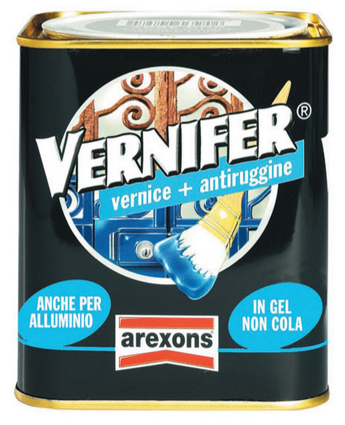 vernice e antiruggine vernifer brillante grigio scuro ml 750 colore 4876 cod:ferx.33466