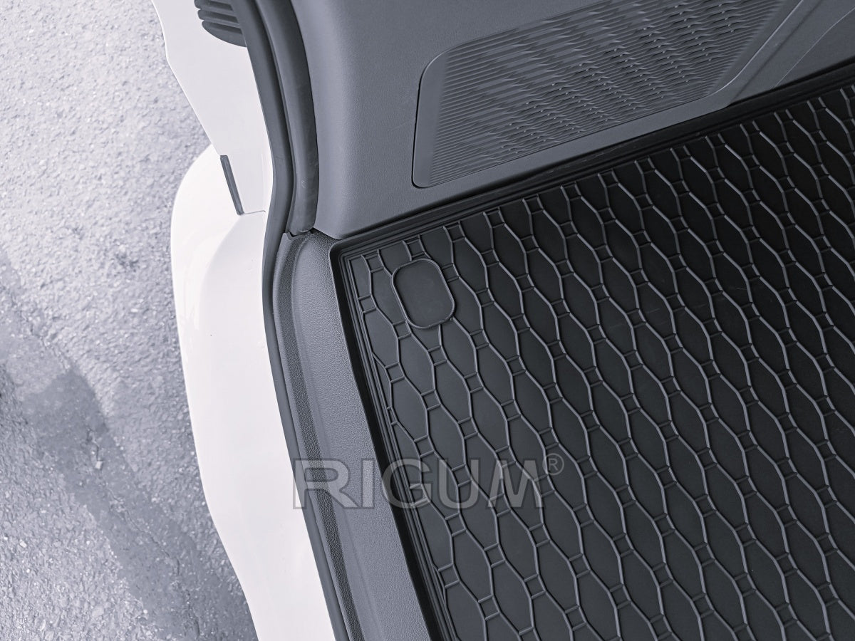 255B-408287 - Tappeto gomma baule per FORD Transit Custom 2024-, VW T7 Caravelle dal 2025-  L2 8/9 posti passo lungo