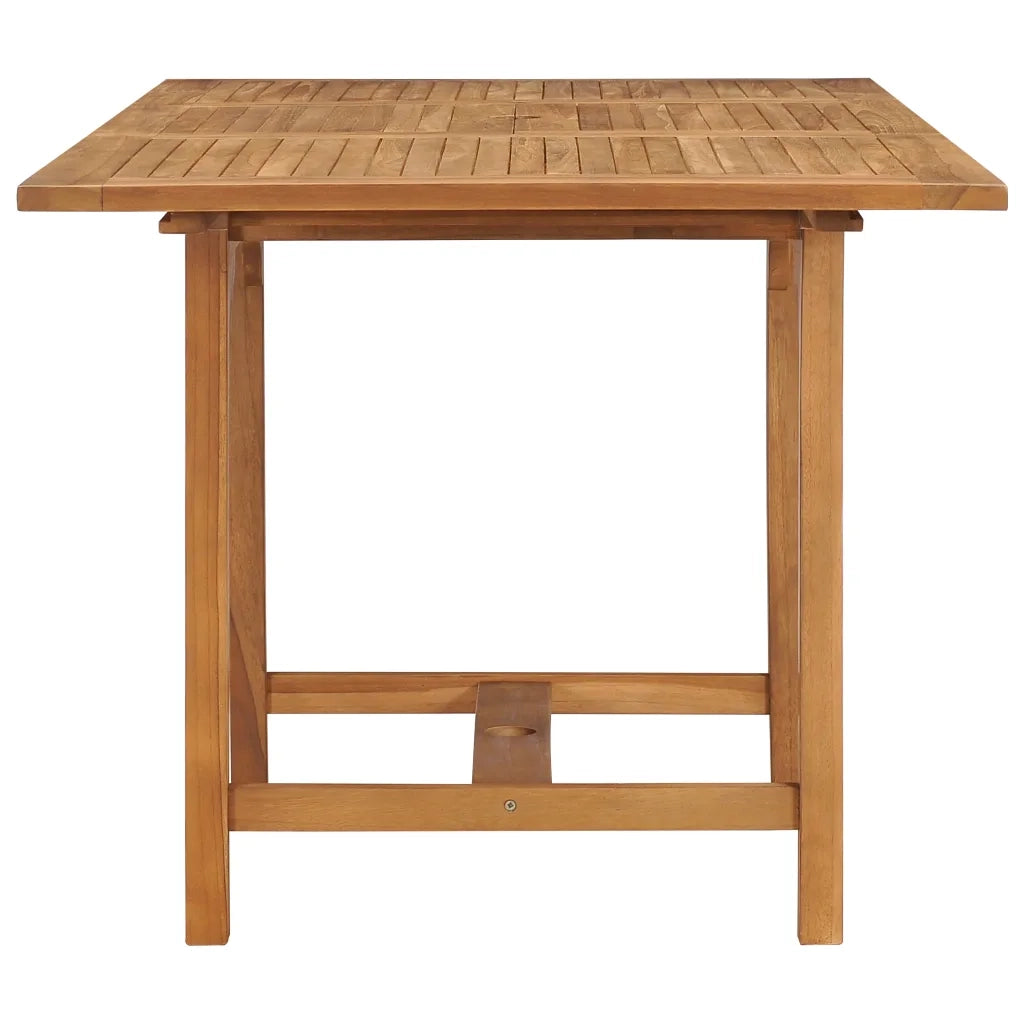 Tavolo da Giardino-Tavolo da esterno Estensibile (110-160)x80x75 cm Massello Teak