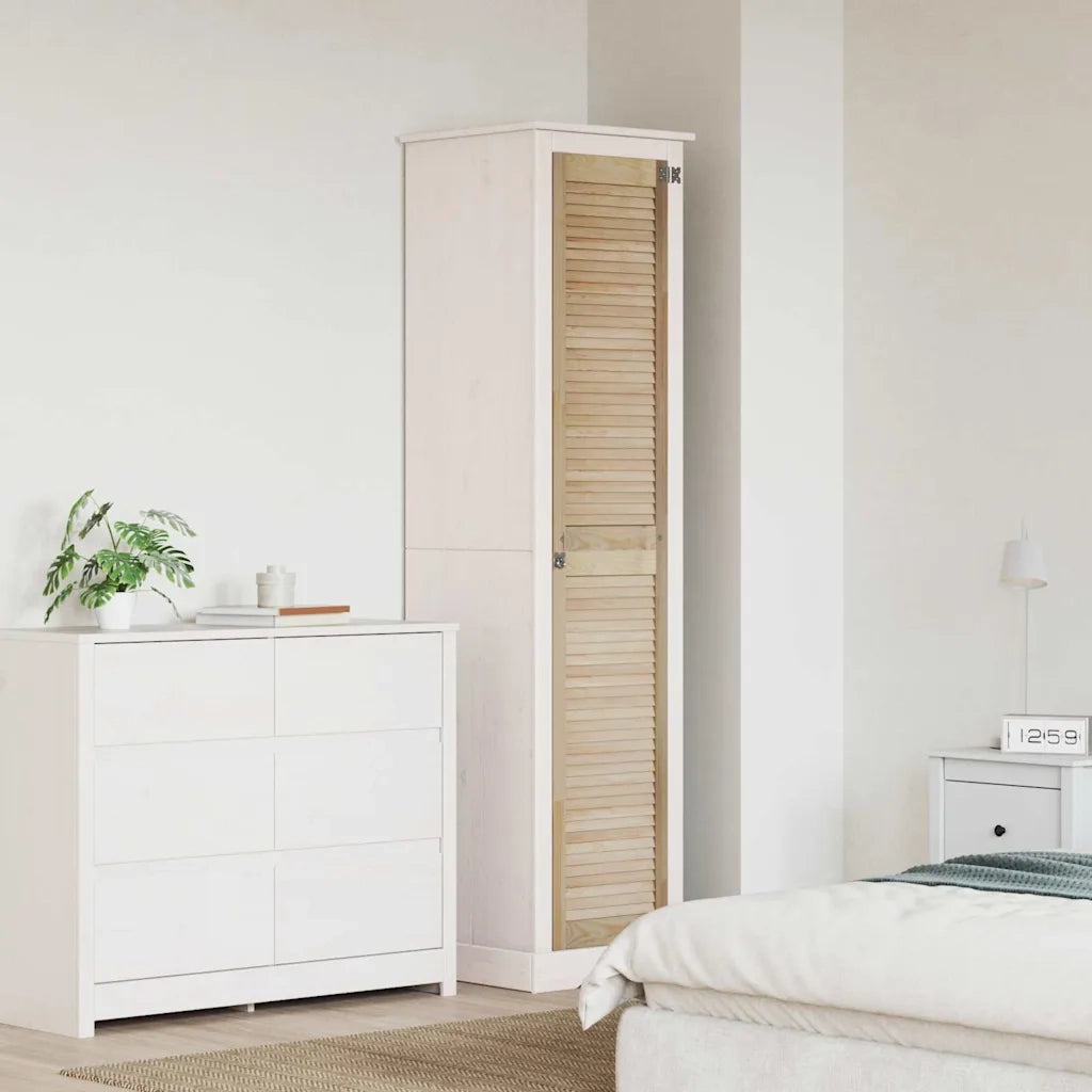 vidaXL Porta per Armadio Altro con porta Marrone 201 x 39.5 x 2.1 cm