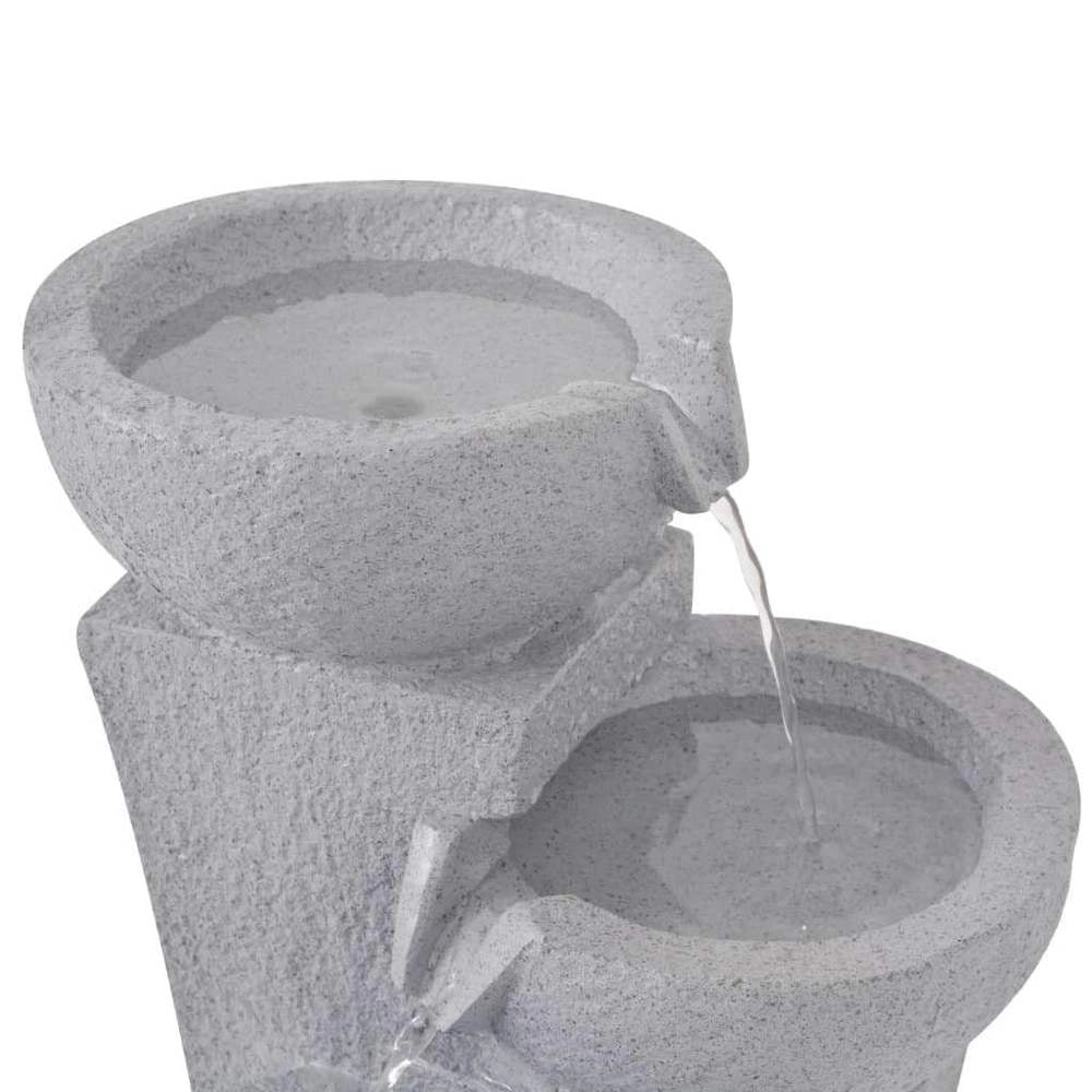 Indoor Fountain With LED Lighting, Polyresin
