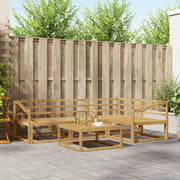 Set di divani da esterno 5 pcs Bianco 79 x 79 x 37 cm