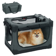 Trasportino per Cani Pieghevole con Cuscino ¨C zephmum ¨C Verde Esercito 40x60x30