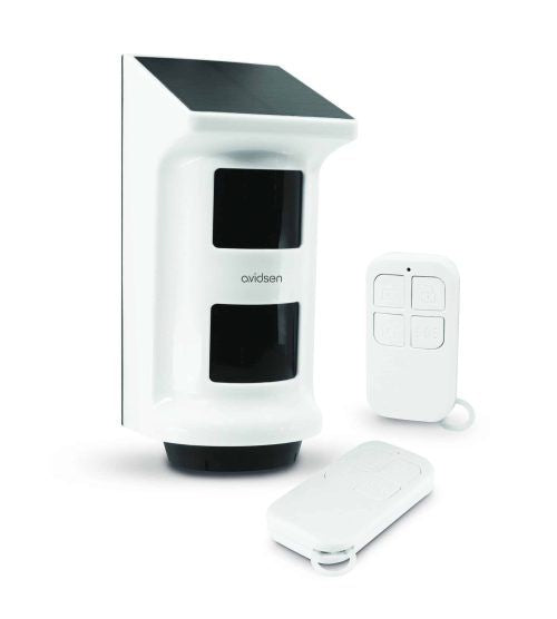 ALLARME AUTONOMO CON PANNELLO SOLARE, SIRENA DA 110 DBA, 2 TELECOMANDI