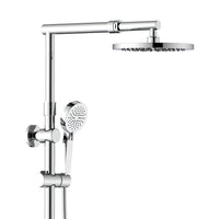 Colonna doccia cromata con braccio e asta estensibili - Serie Madeira
