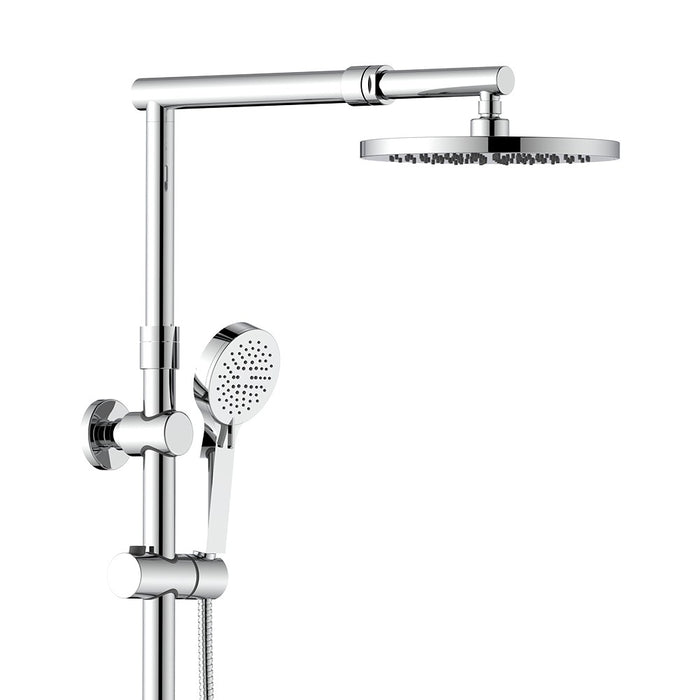Colonna doccia cromata con braccio e asta estensibili - Serie Madeira
