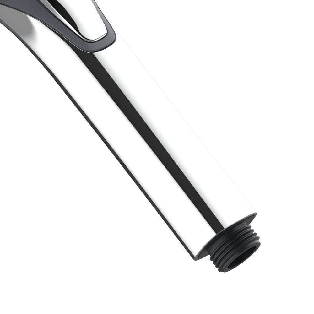 Doccino nero e cromato a 3 getti - Serie Vortex