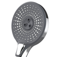 Doccino nero e cromato a 3 getti - Serie Vortex