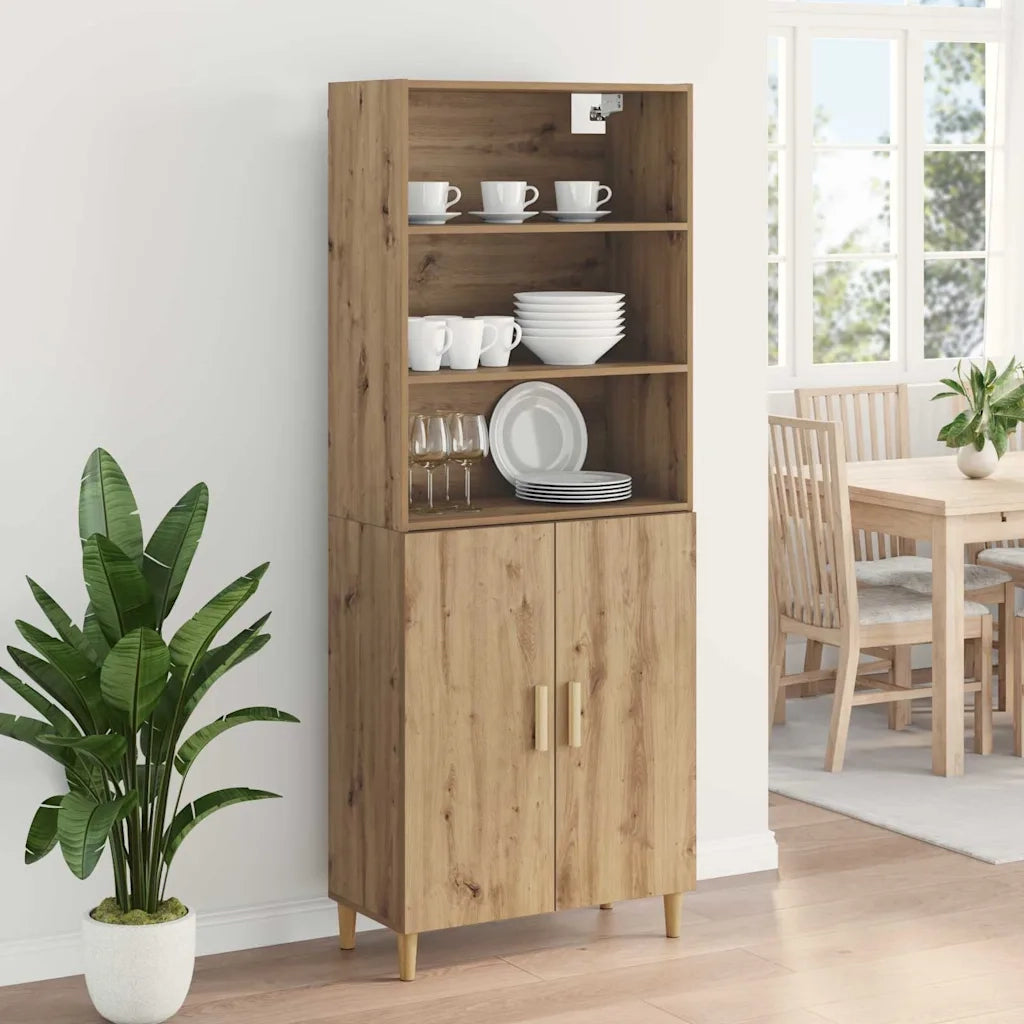 Credenza Rovere artigianale 69,5 x 32,5 x 180 cm