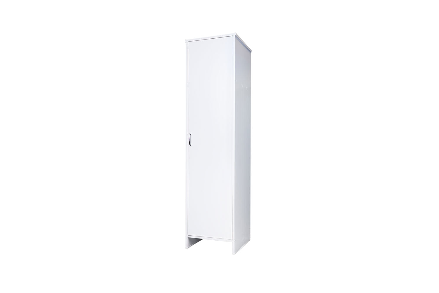 Mobile a Colonna Lavanderia da Esterno 46,5x49x182 cm in PVC Bianco