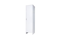 Mobile a Colonna Lavanderia da Esterno 46,5x49x182 cm in PVC Bianco