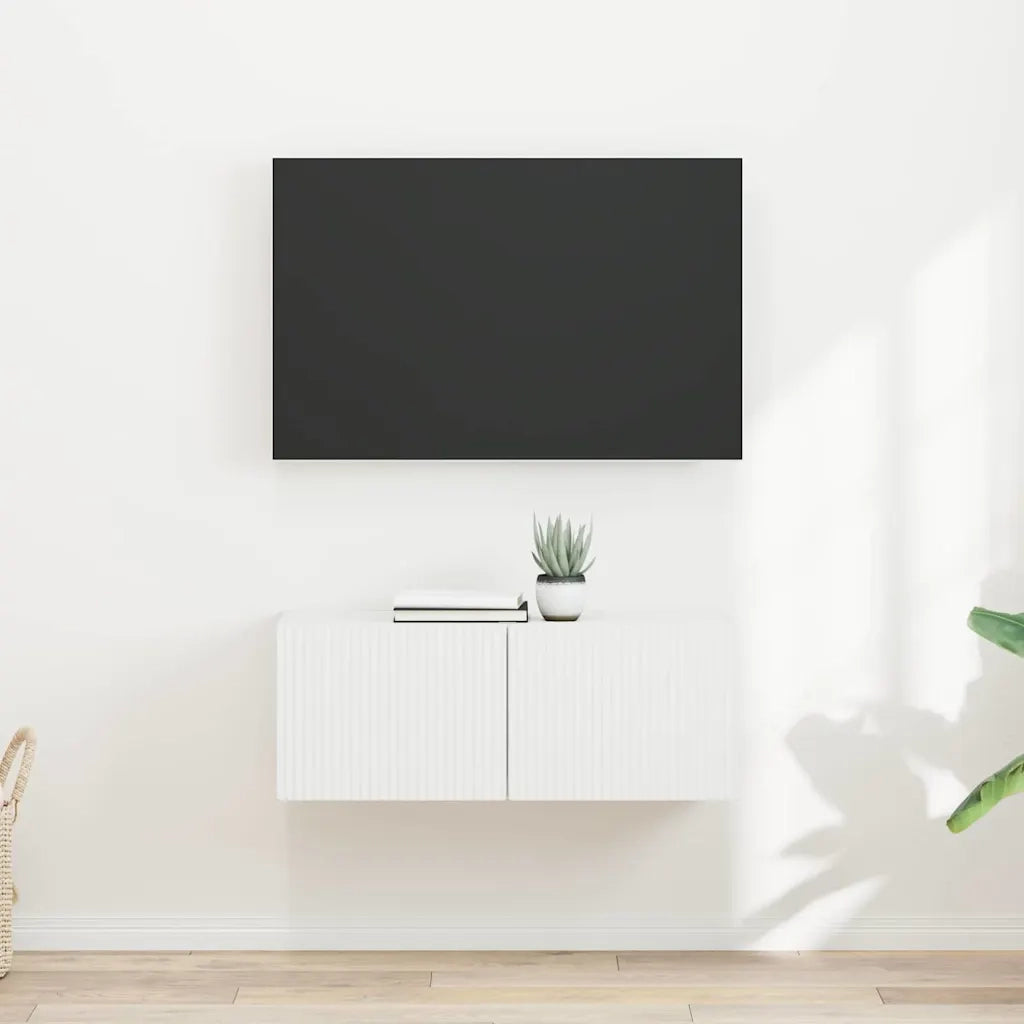 Mobile TV da parete 2 pcs Bianco 39 x 31 x 29,5 cm