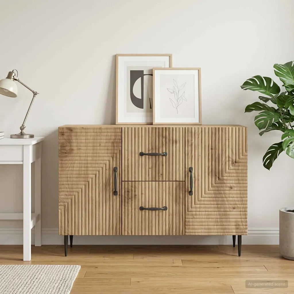 Credenza con cassetto Rovere Artigianale 89 x 34,5 x 60 cm 894894