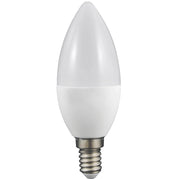 Lampadina LED candela C37 E14 6,3W 560lm 4000K Polux