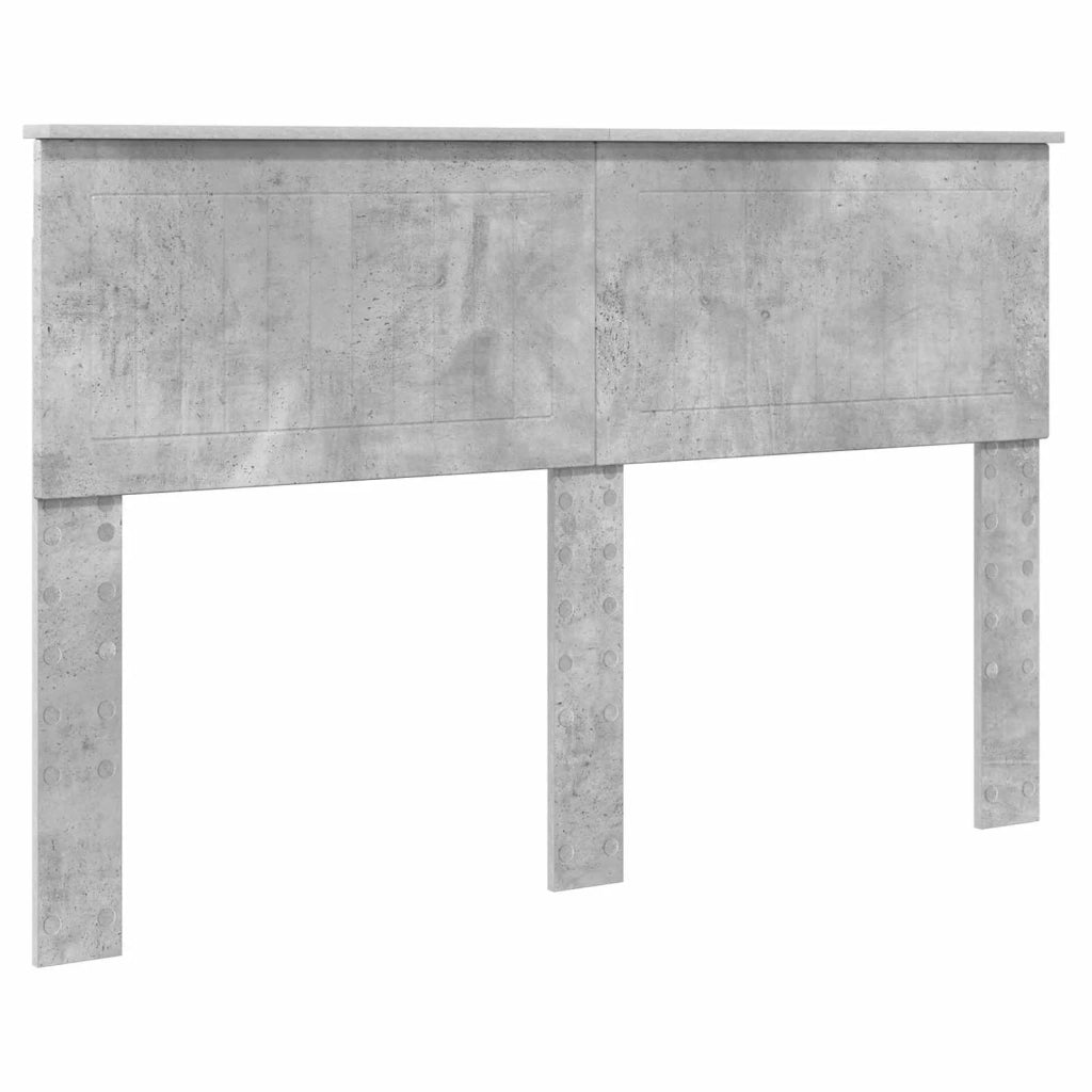 Struttura del letto con cassetto Grigio cemento 140 x 190 cm 3410710