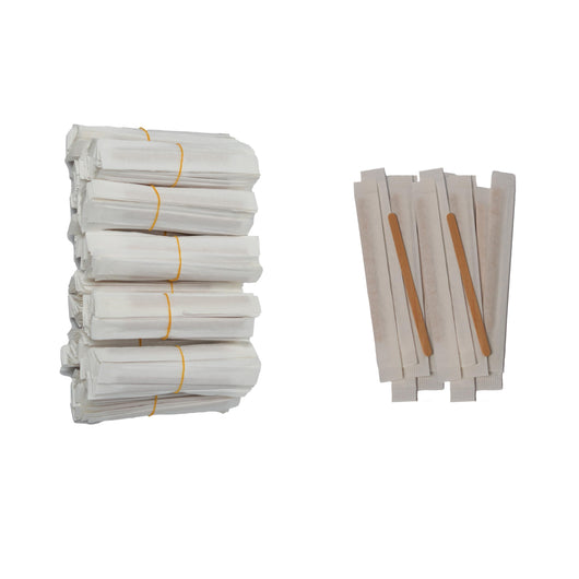 BIOVIRA 500 Pezzi Palette Caffe Monouso Legno Betulla 90x5x1,3 mm, Palettine Caffe Monouso Igieniche Made in Italy Alternative Cucchiaini da Caffè Usa e Getta