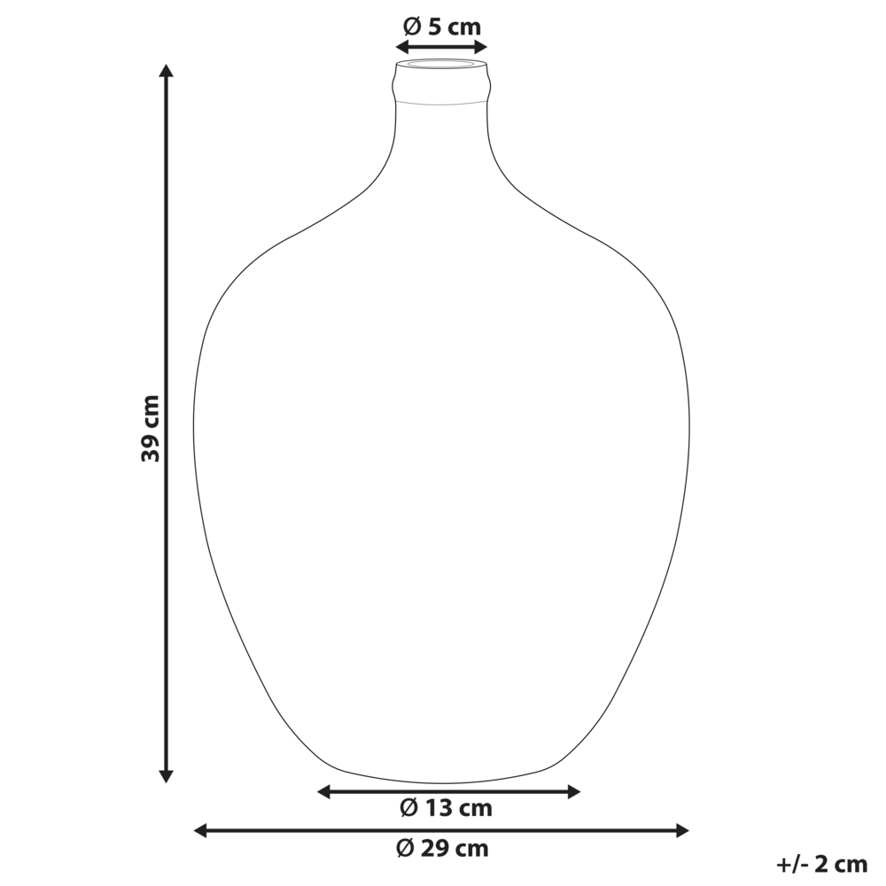 Vaso decorativo in vetro rosa 39 cm decorativo fatto a mano rotondo a forma di bocciolo da tavolo Decorazione per la casa Design moderno