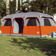 Tenda Familiare a Cabina per 10 Persone Grigia Impermeabile 94541
