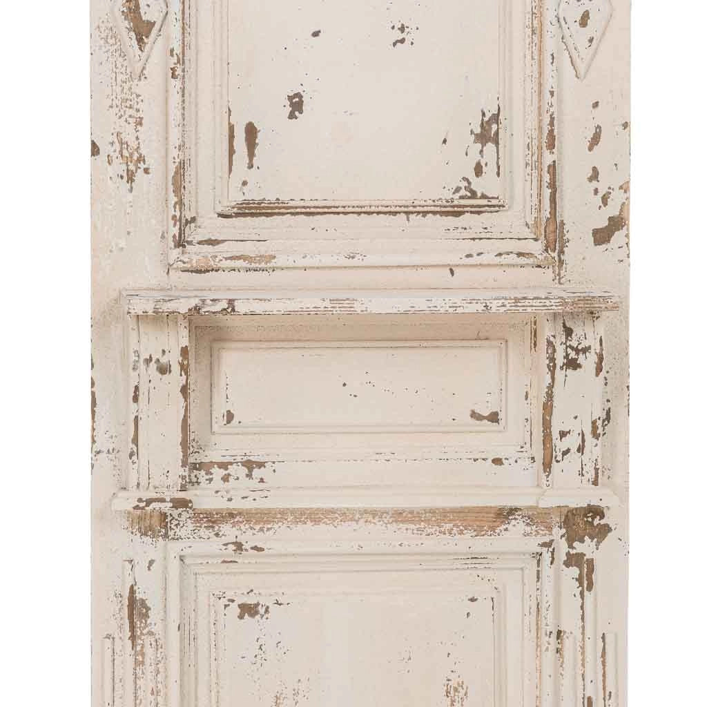 Pannello in legno marrone invecchiato 50x12x185h cm