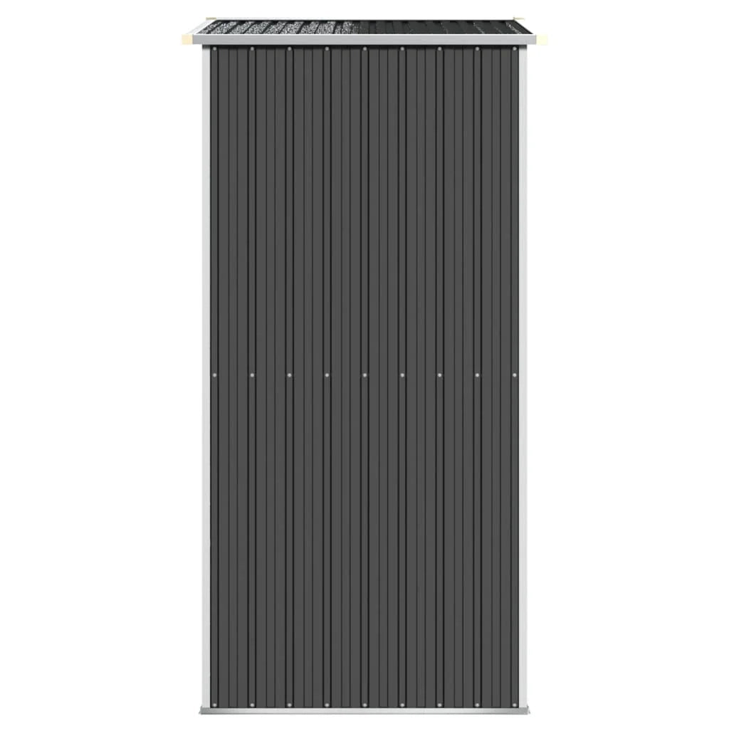 Casetta da giardino cabina ripostiglio casetta da esterno robusta casetta per attrezzi 192 x 108 x 223 cm acciaio zincato antracite 02_0022194