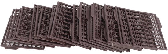 Blocco Aste 30 Unità - Plastica - Sostenibile - Blocco Boilie - Accessori Pescacarpe - Adatto a Diversi Ambienti - Bloccapunta