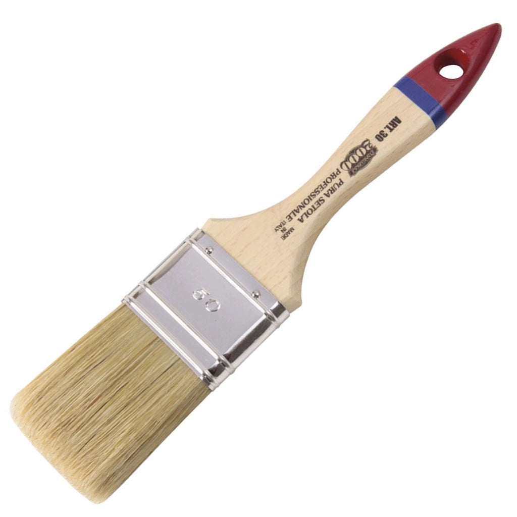 Pennellessa manico in legno pura setola mm 60