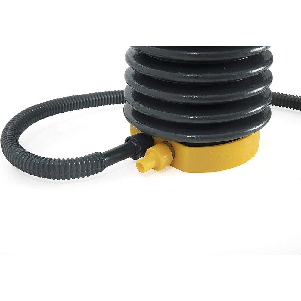 Trade Shop - Pompa Ad Aria Di Gonfiaggio A Piede 13 Cm Air Step Con Adattatori Valvole 62147 -