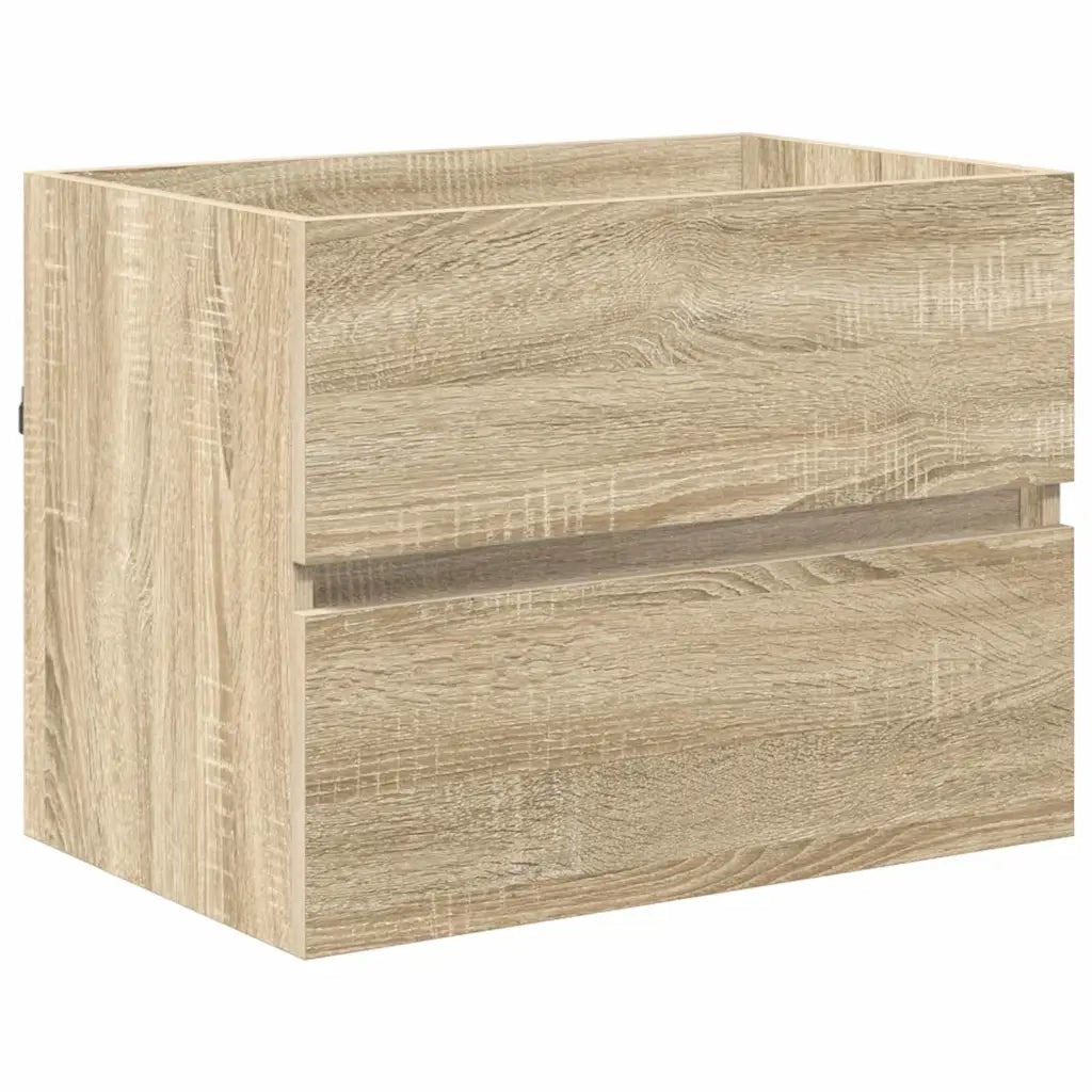 Set di mobili per il bagno Rovere Sonoma Legno multistrato 876034