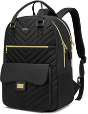 Borsa da Donna, Borsa Portatile 15,6 pollici, Borsa Scuola Ragazze Borsa Studentessa per Università, Borsa Portatile per Lavoro Viaggi, Nero