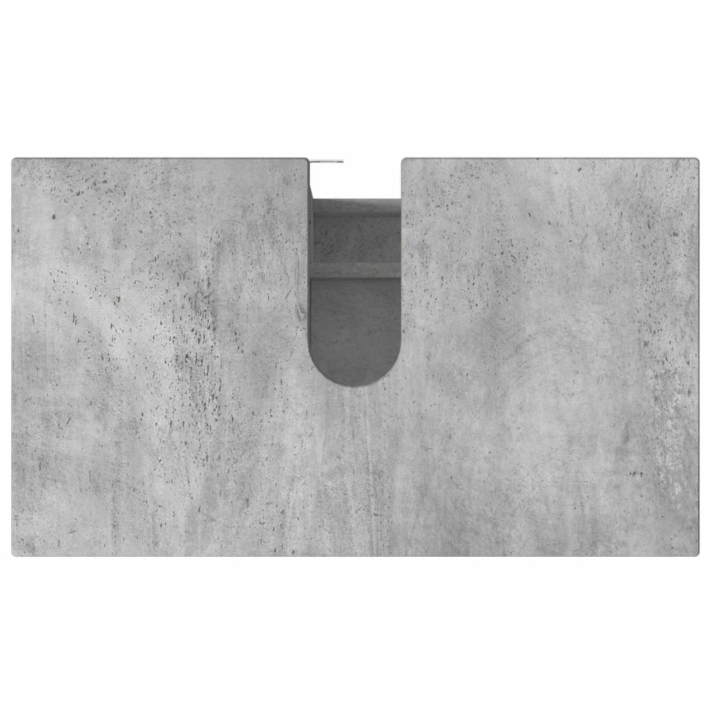 Mobiletto da bagno Grigio Cemento 60 x 35 x 60 cm 889378