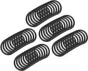Nitrilrings 50 pezzi per riparazione di acqua calda - Nero - 22 mm x 18 mm x 2 mm