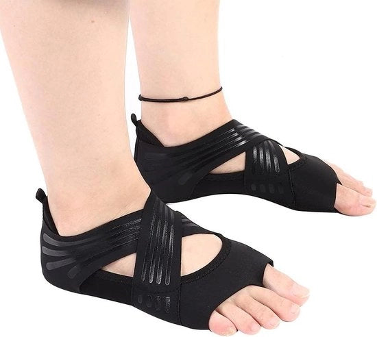 Yogasokke antiscivolo per donne - senza piede - barra di pilates danza - grip