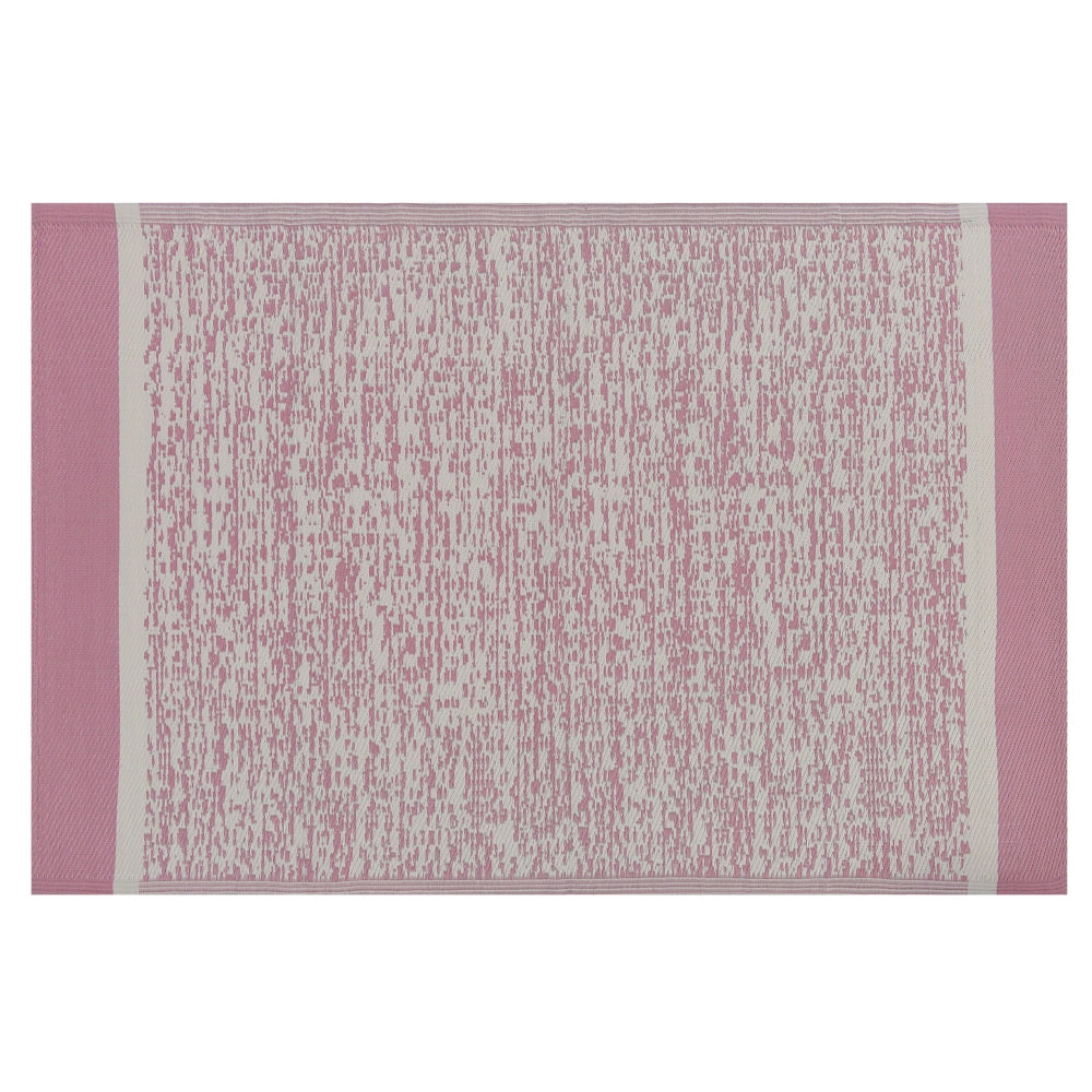 Tappeto per esterno Mat Rosa Sintetico 120 x 180 cm Ecologico Moderno Minimalista