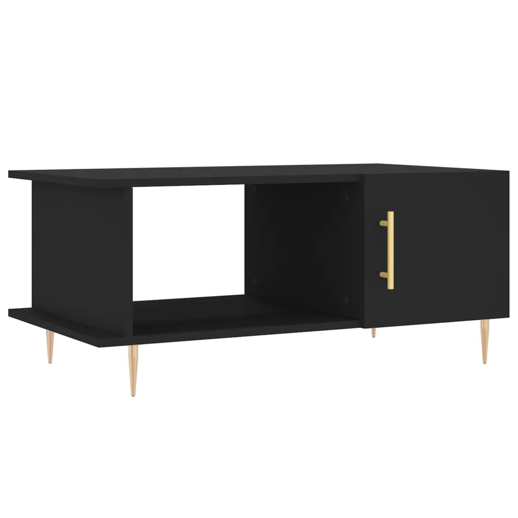 Tavolino da Salotto Nero 90x50x40 cm in Legno Multistratocod mxl 127617