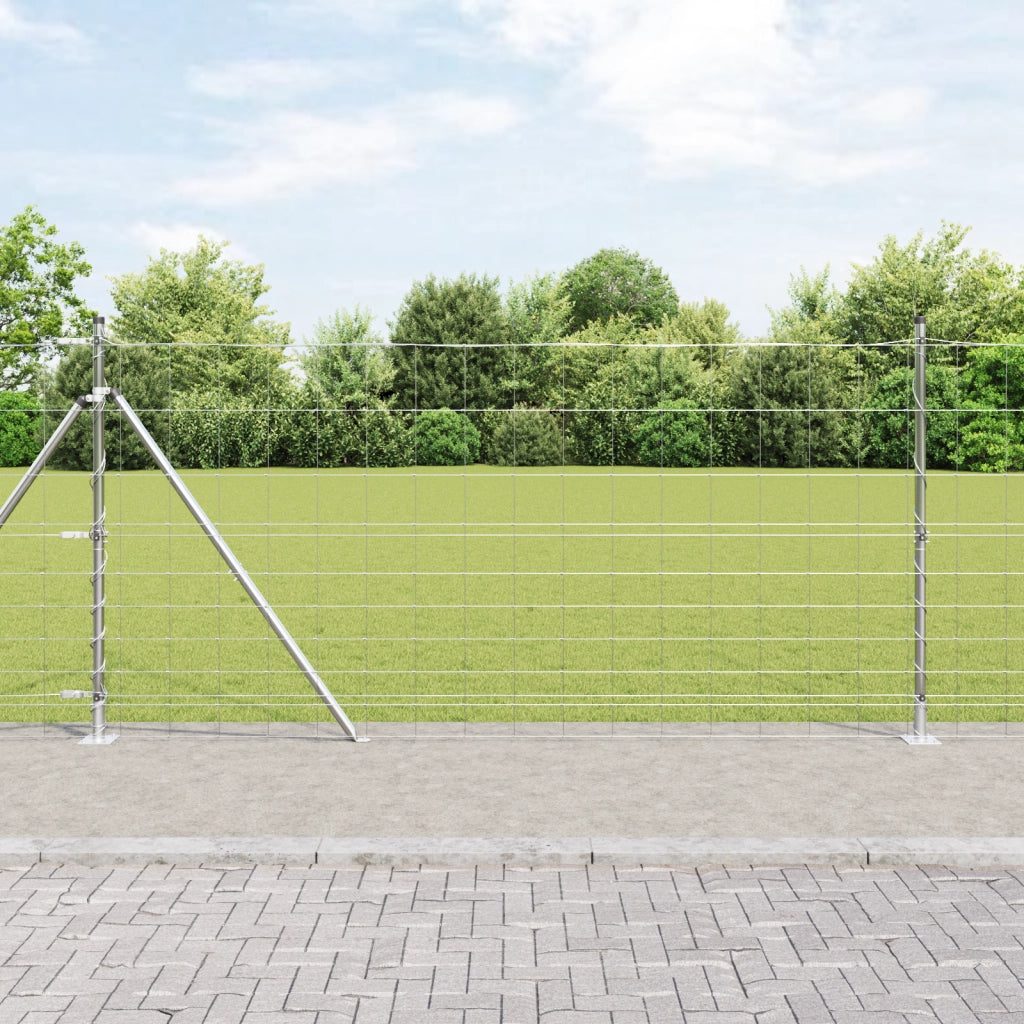 Recinzione da Campo  1.2x50 m Acciaio Galvanizzato