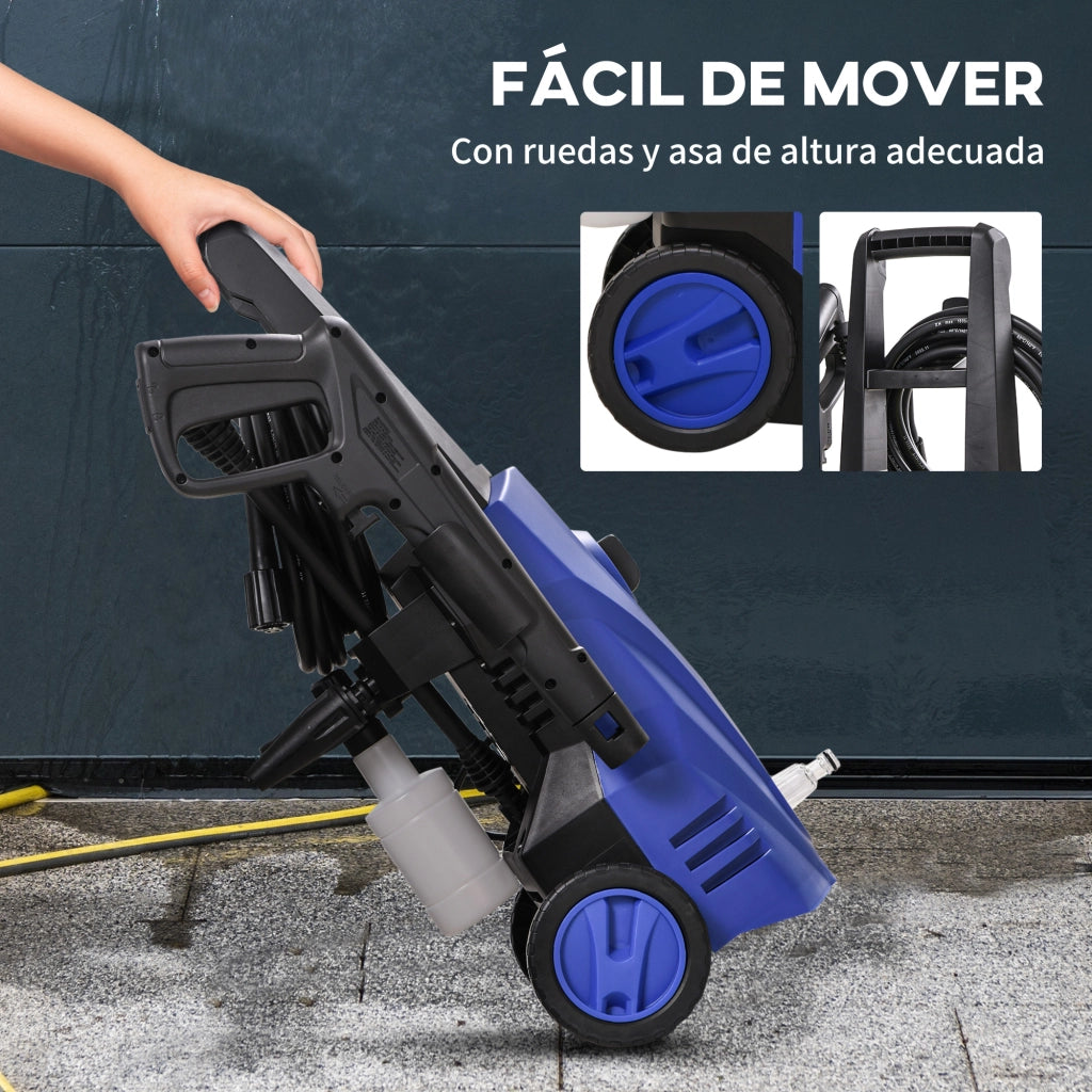 Idropulitrice 1600W ¨C Zephmum ¨C 23.5x27x68 cm Blu