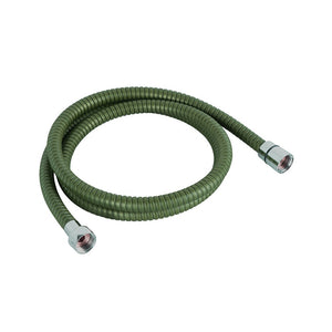 Flessibile da 150 cm in acciaio con rivestimento in pvc verde