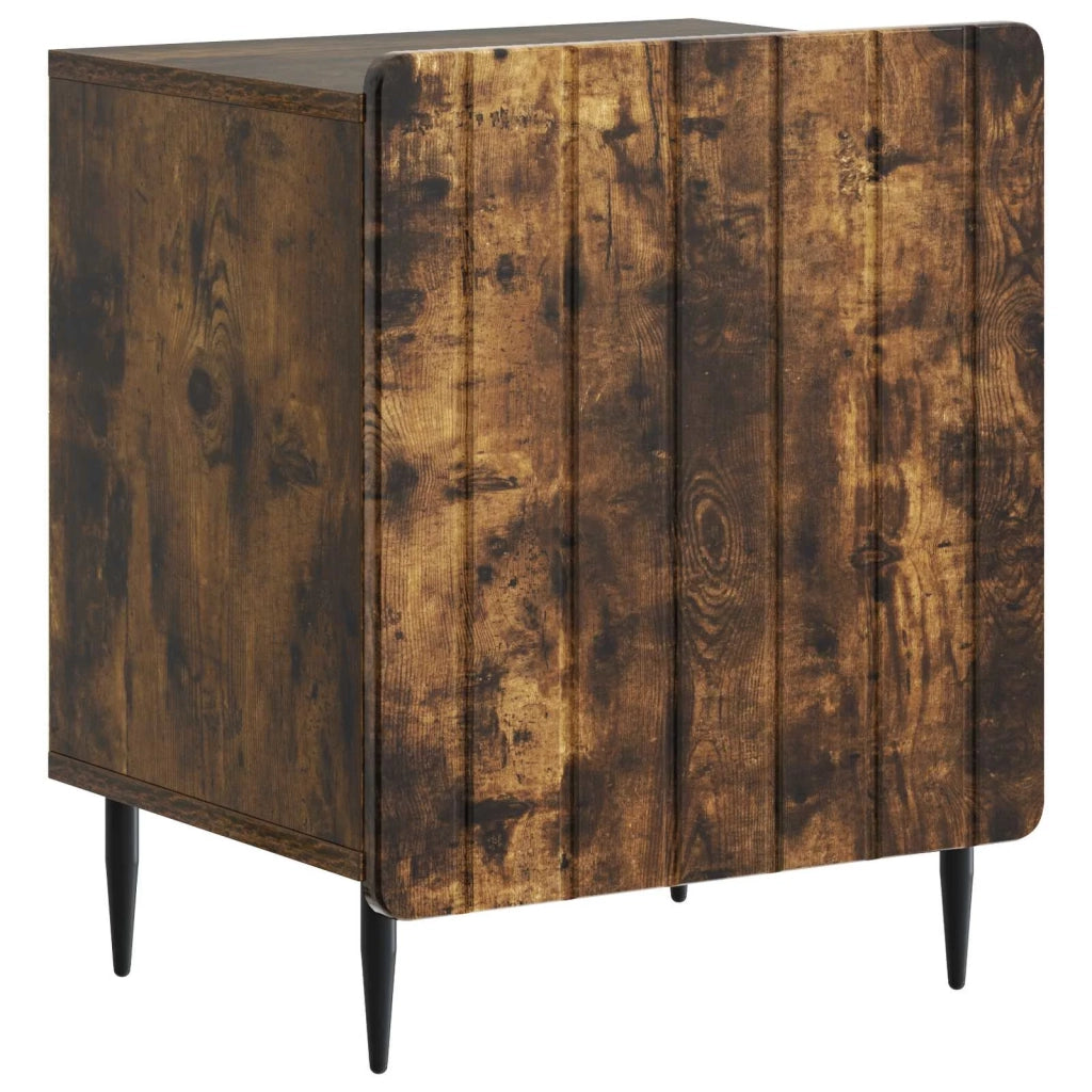 Armadio da Notte 2 pz Rovere Fumo 43 x 34,5 x 52 cm 894346