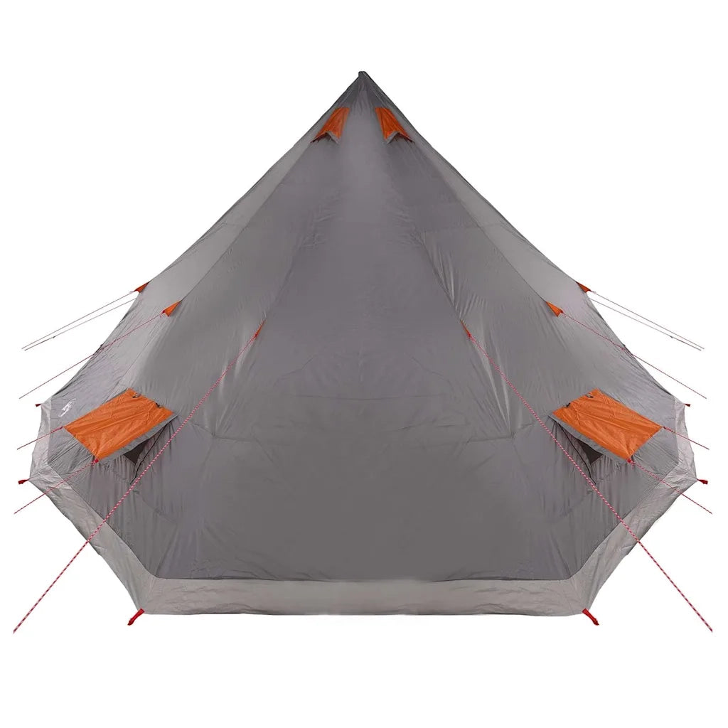 Tenda Tipi Grigio e arancione 560 x 560 x 300 cm taffetà 42000983