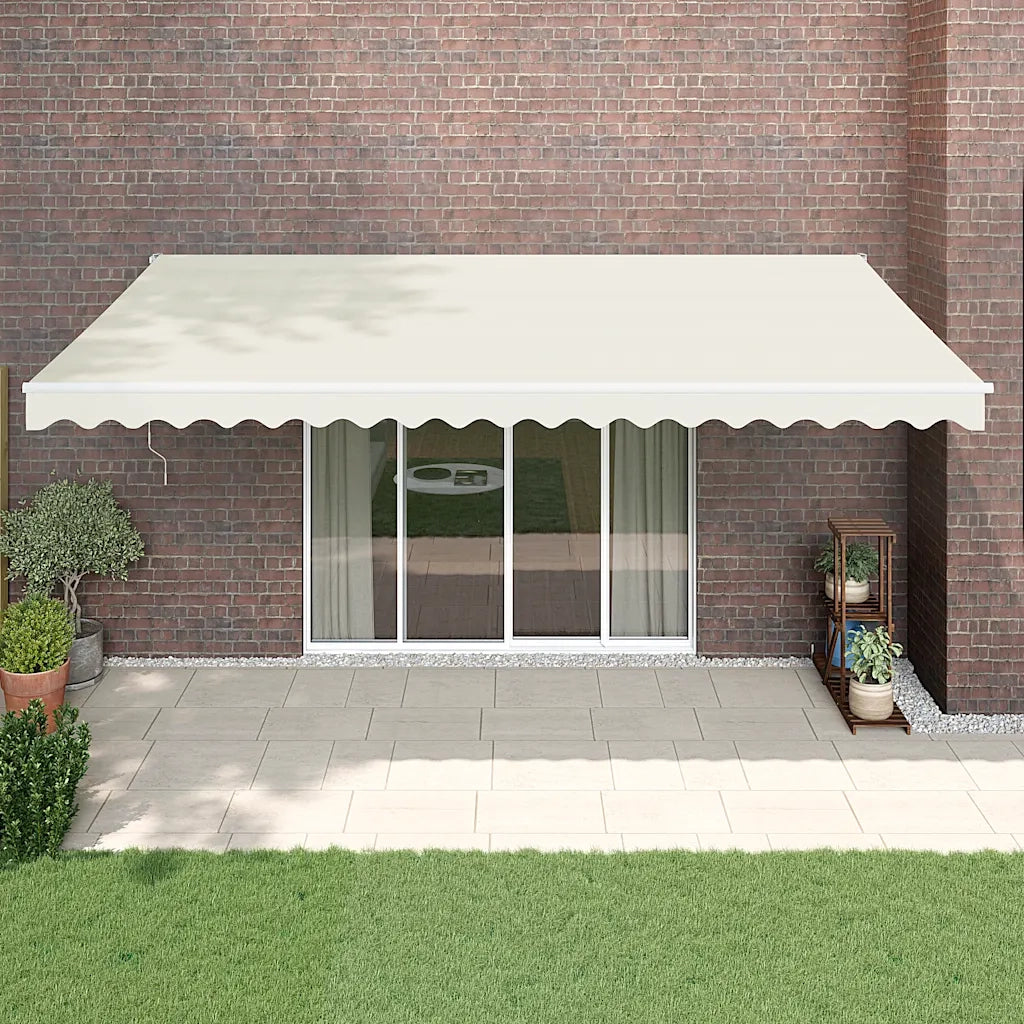 Tenda Sole Automatica Retrattile Crema 5x3 m 3154480