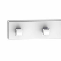 Supporto doccia inclinabile con ganci fissi