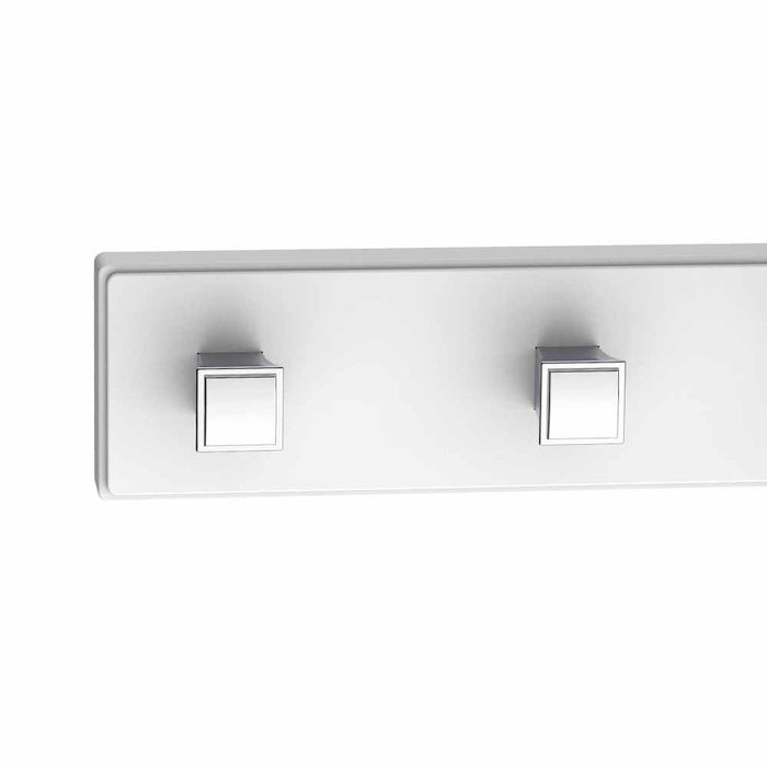 Supporto doccia inclinabile con ganci fissi