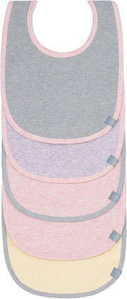 Set di fasci per neonati con chiusura con lacci in cotone impermeabile a 5 pezzi per bambine