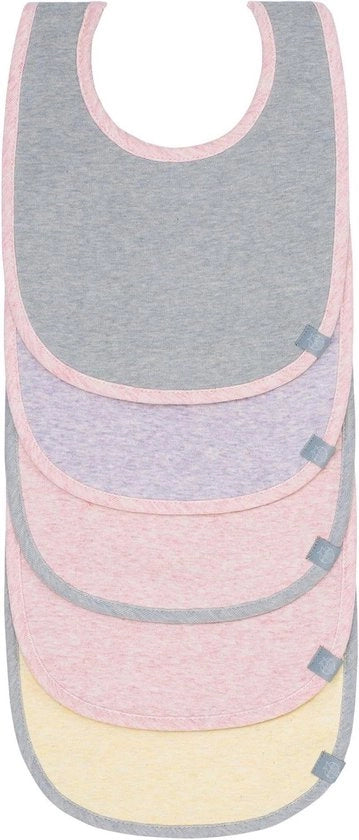 Set di fasci per neonati con chiusura con lacci in cotone impermeabile a 5 pezzi per bambine