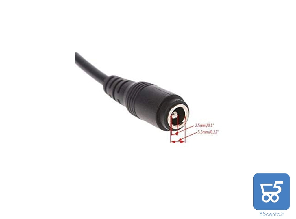 Cavo adattatore Femmina 5,5 mm maschio 10,5 mm per lenovo ThinkPad lunghezza 16 cm