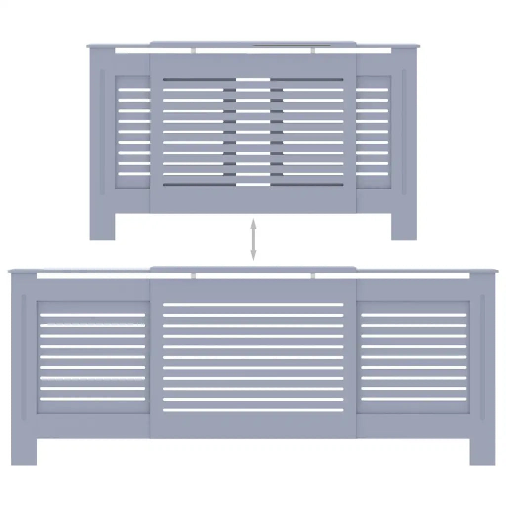 Copertura per Radiatore Grigia in MDF 205 cm 325553