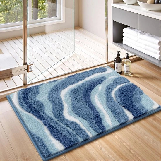 Matrice Antiscivolo 60 x 90 cm - Microfibra morbida - Pantofole spesse in Shaggy - Secche rapidamente - Assorbenti - Comfort elevato